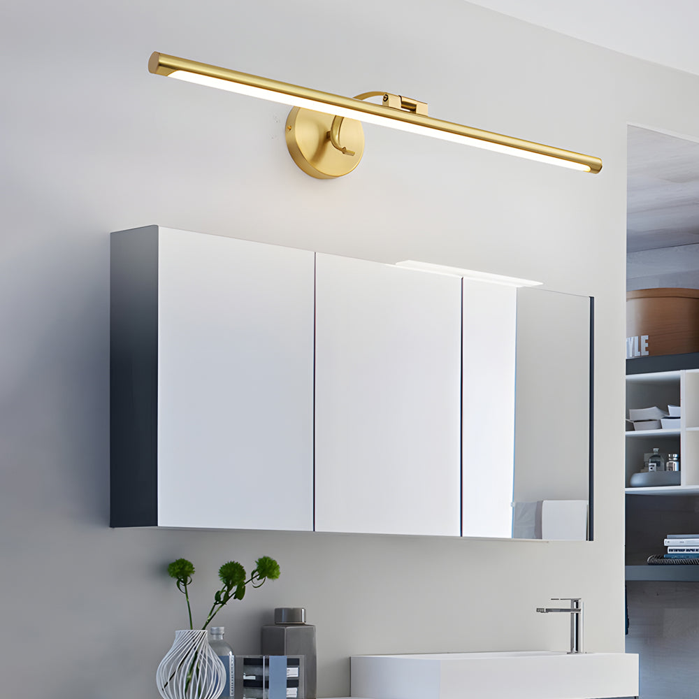 Modern Rotatable Copper Led Bathroom Vanity Light