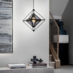 Geometric Glass Pendant Lights Li002220