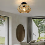 Hand Woven Ceiling Light Ha079956