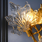 Maple Leaves Glass Wall Lamp Li002587