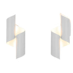 2Pcs Symmetrical Wall Light Fixture Ha084461