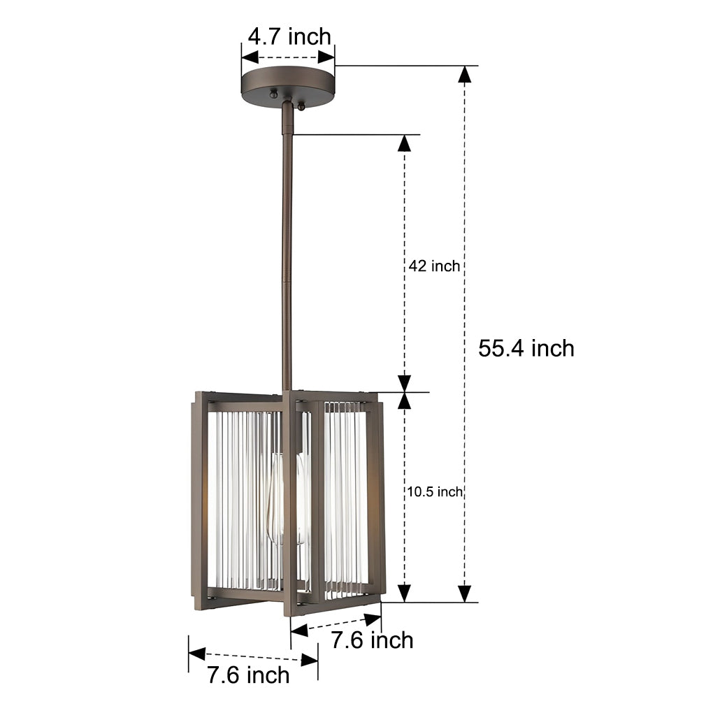 Retro Industrial Style Chandelier Ha098570