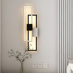 Rectangular Three Color Light Led Nordic Wall Light Fixture Wall Lamp