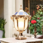 14 6 17 7 Inch H Black Bronze Solar Led Outdoor Pier Mount Light