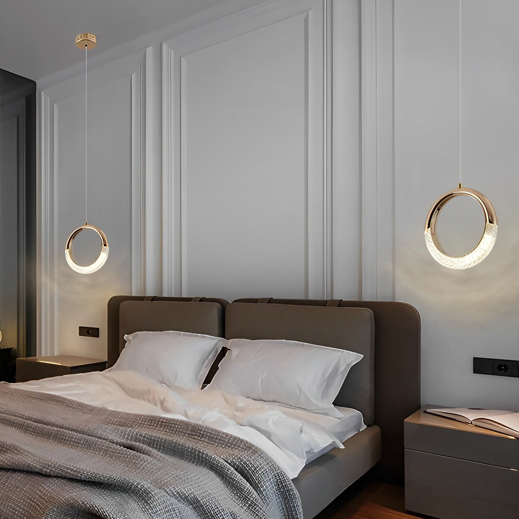 Moon Rings Led Pendant Lighting Ha084508
