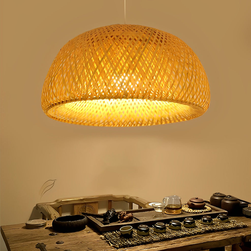 Bamboo Lantern Led Chandelier Li002202