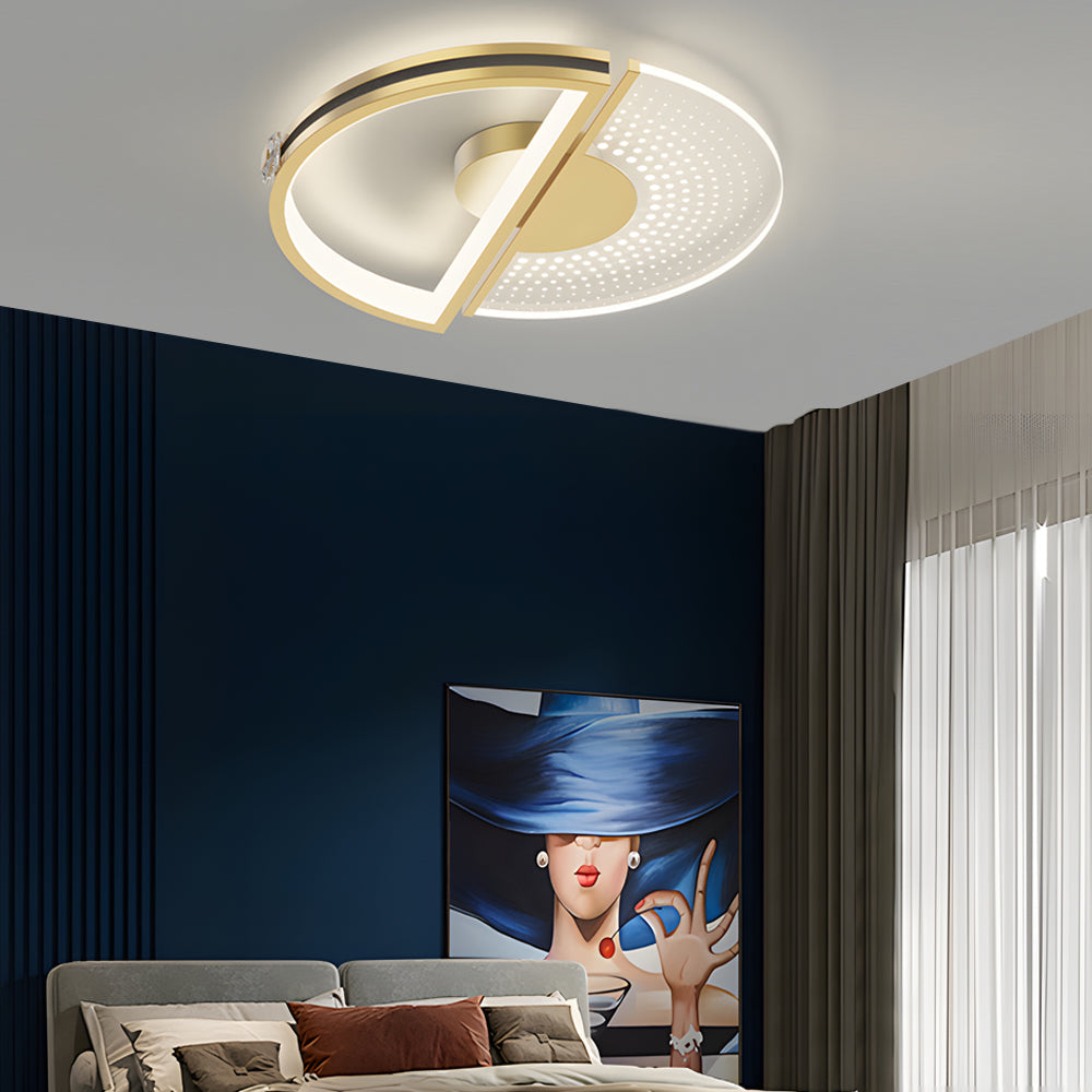 Round Personalized Three Step Dimming Led Modern Ceiling Lights Fixture