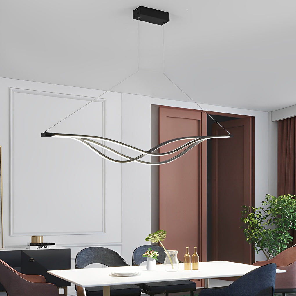 Long Waves Lines Nordic Pendant Light Ha084209