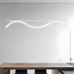 Linear Wave Design Led 1 Light Island Light 47 L