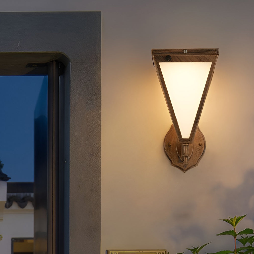 Industrial Tapered Dimmable Plug In Solar Waterproof Led Outdoor Wall Lighting