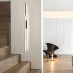 Linear LED Wall Sconce in Matte Black for Modern Interiors