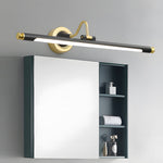 Gold Black Rotatable Linear Led Bathroom Vanity Light