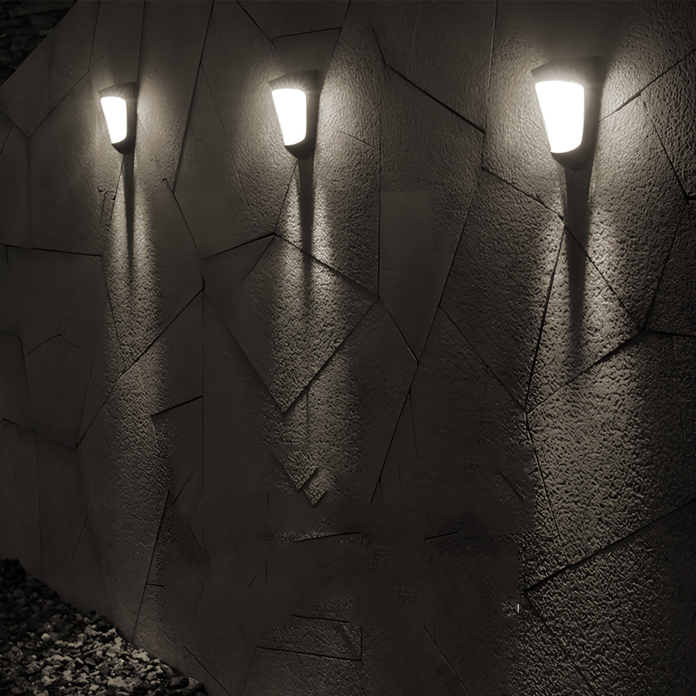 2Pcs Outdoor 10 Led Solar Fence Lights Waterproof