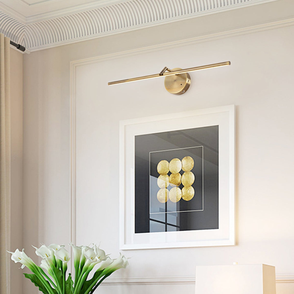 Galleria Slim Rechargeable LED Wall Sconce – Cordless, Dimmable