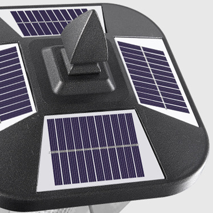 Solar Post Cap Light in Die-Cast Aluminum with Dual-Color LED