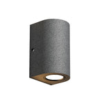Terrazzo Outdoor Up and Down Wall Light in Black or White