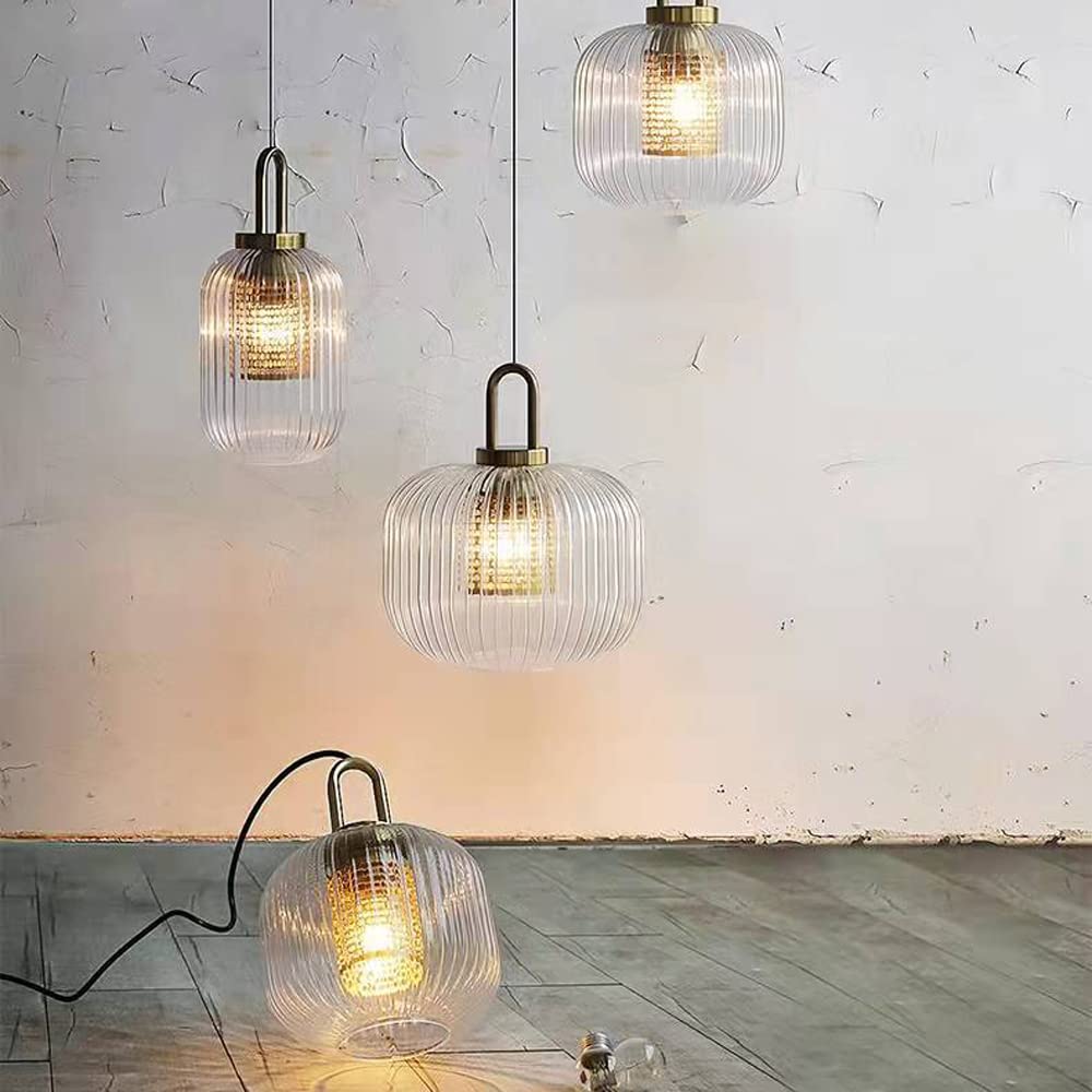 Modern Simple Clear Light Stripe Led Chandelier