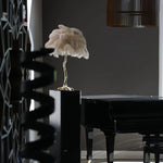Feathered Elegance Table Lamp