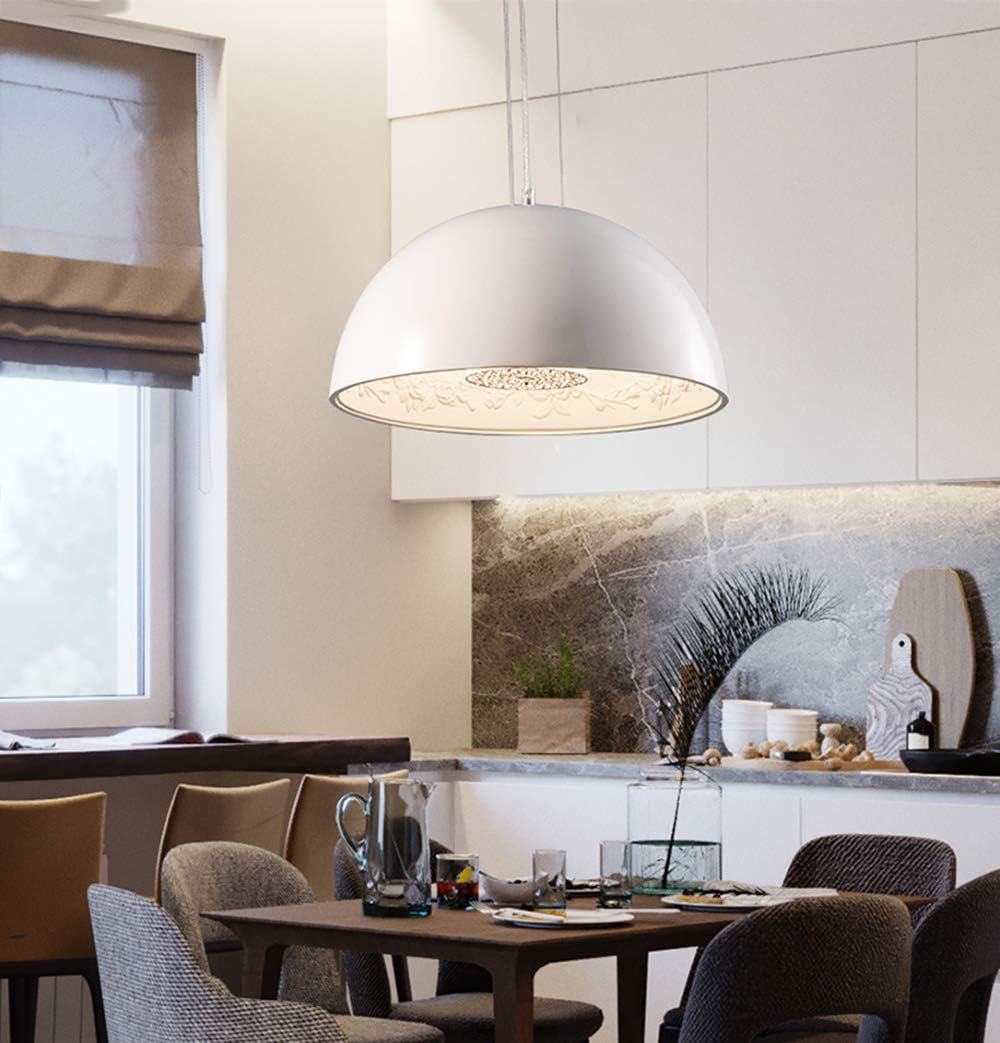 Modern Creative Semicircular Glass Pendant Light