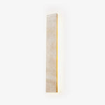 Solis Stone Wall Light in Travertine – Modern LED Wall Sconce