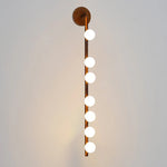 Elegant Brass Glass Wall Light