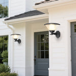 Modern Outdoor Wall Sconce with Warm LED Glow