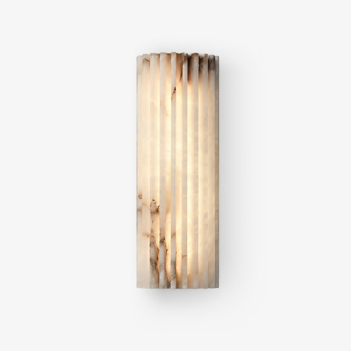 Alvia Alabaster Wall Sconce — Natural Stone LED Wall Light