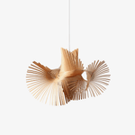Avian Flair Wooden Pendant Light – Sculptural Bird Form, Natural Wood