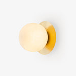 Orrila Dawn Alabaster Wall Sconce in Brushed Brass | Modern Minimalist Lighting