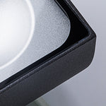 Geometric Outdoor Wall Sconce with Directional LED Light
