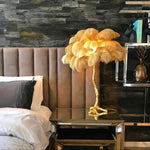 Feathered Elegance Table Lamp