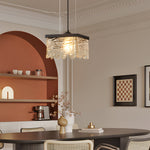 1 2 Light Glass 3 Step Dimming Chandelier Dining Room Light Fixtures