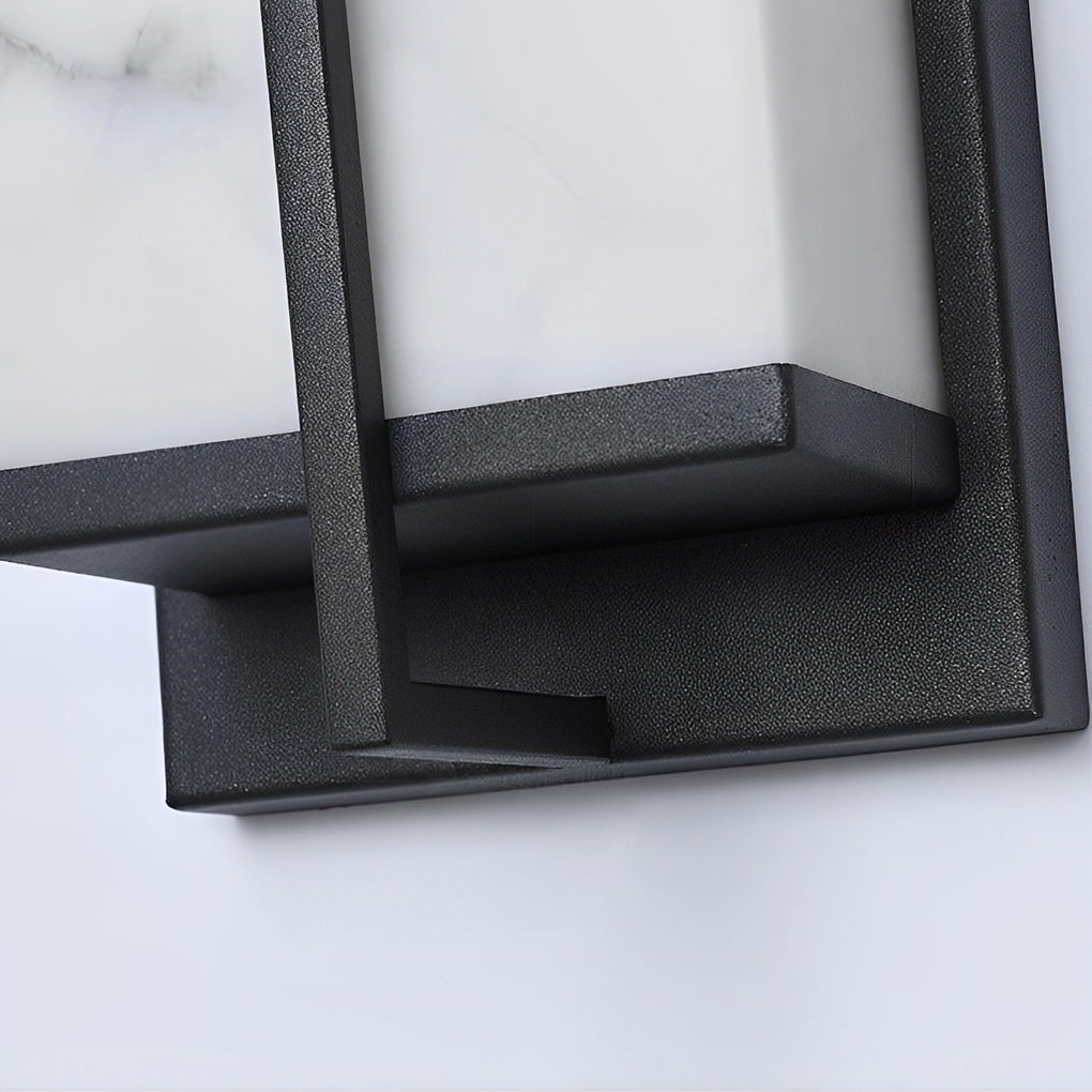 Rectangular Outdoor Sconce Lighting Ha093071