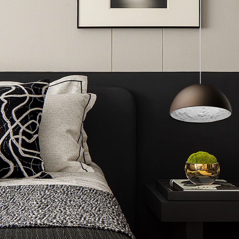 Modern Creative Semicircular Glass Pendant Light
