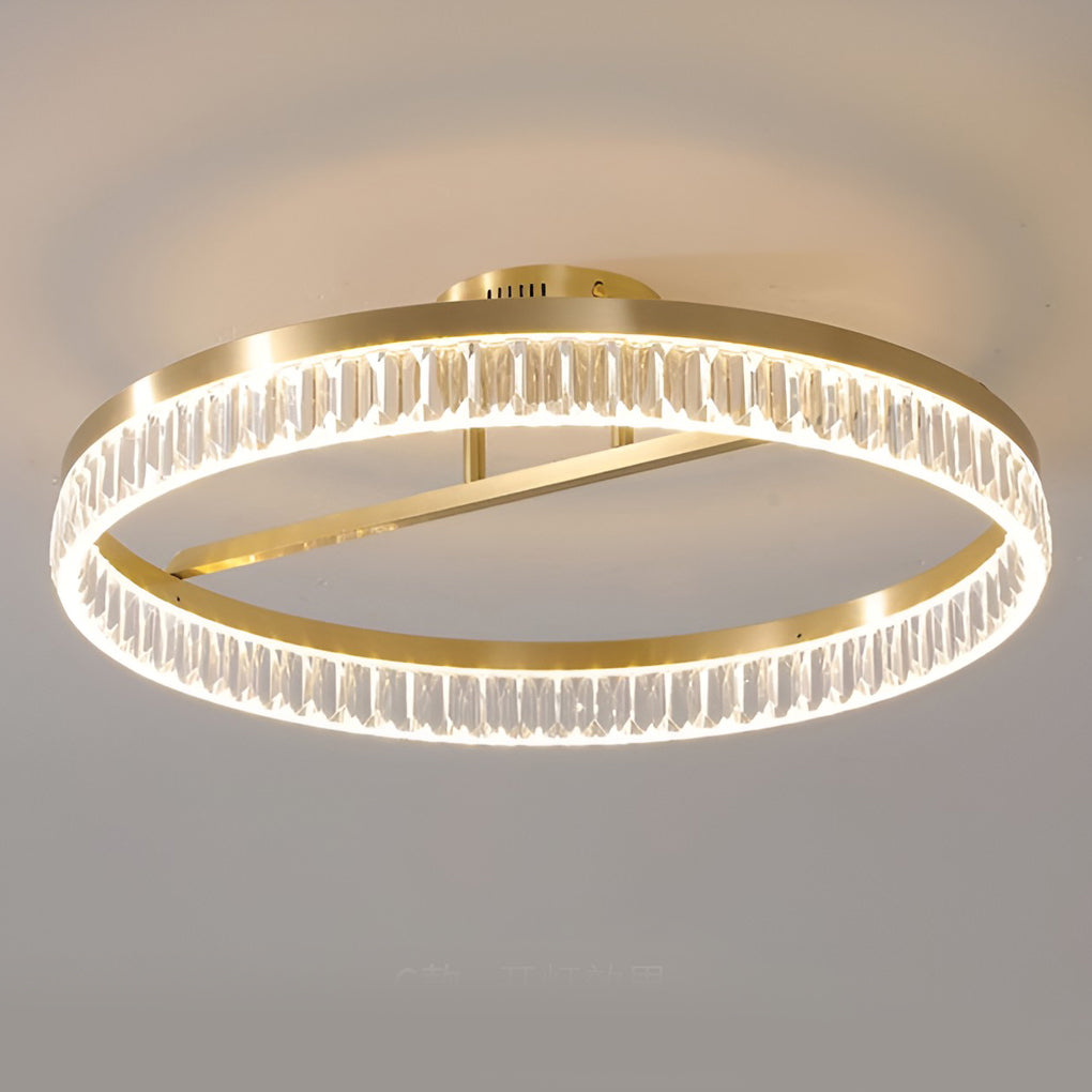 Round Gold Modern Ceiling Lamp Li001958