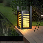 Square Lantern Shaped Led Black Pathway Lights