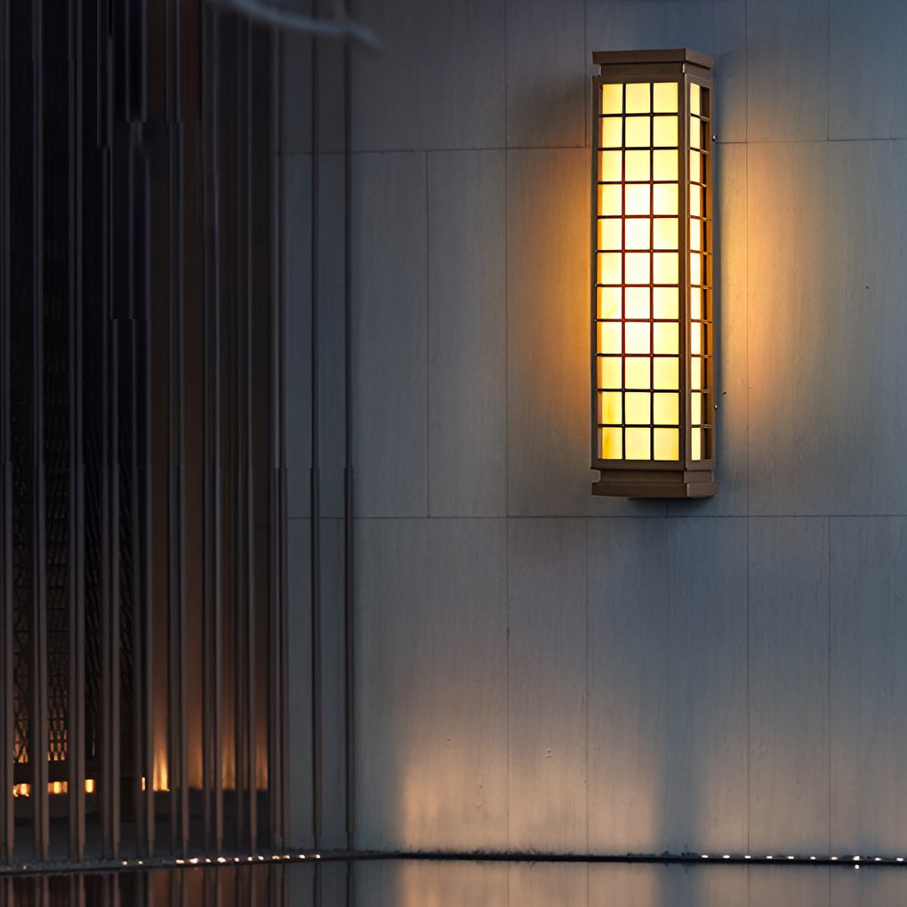 Classic Rectangular Vintage Outdoor Wall Light