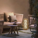 Rattan Portable Solar Floor Lamp Ha088303