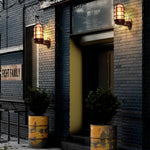Retro Cage Shape Outdoor Wall Lamp Ha077313