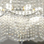 Elegant Pagoda Crystal Chandelier With Led Dimming Elegant Chrome Finish