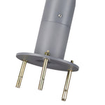 Modern Round Dual Motion Sensor Led Solar Post Lights Outdoor Pillar Lamp
