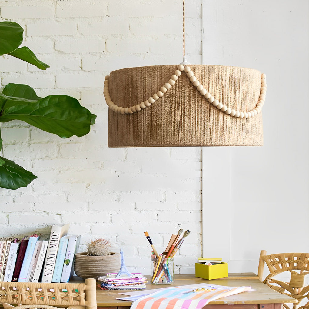 Round Boho Style Pendant Lamp Ha090131
