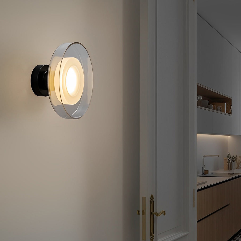 Round Glass Led Wall Lamp Li002209