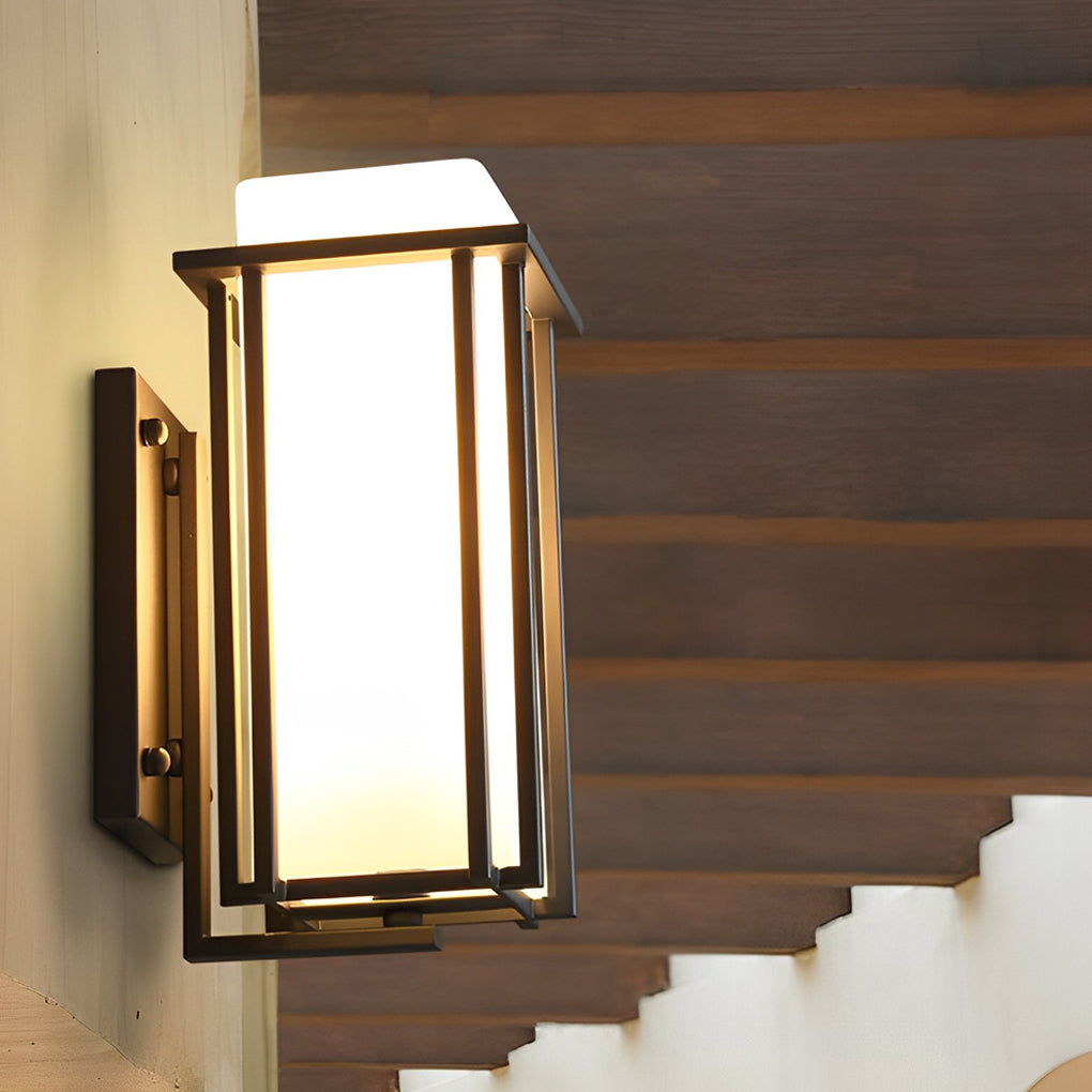 Square Retro Outdoor Wall Lamp Li002193
