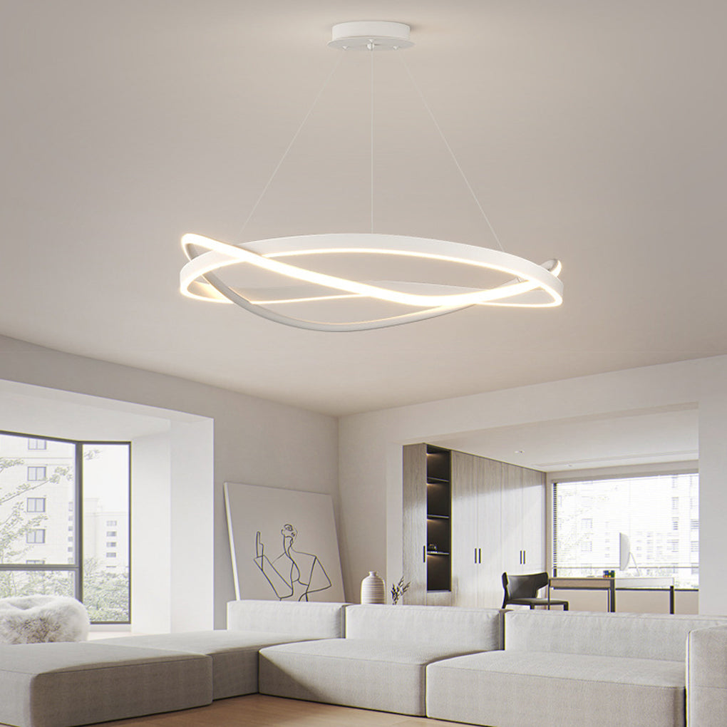 Circular Wave Nordic Chandelier Ha082328