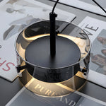 Short Cylinder Glass 3 Step Dimming Led Smoke Gray Nordic Pendant Lights Li002768