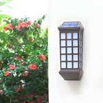 Solar Led Light Controlled Motion Sensor Modern Outdoor Wall Lamp