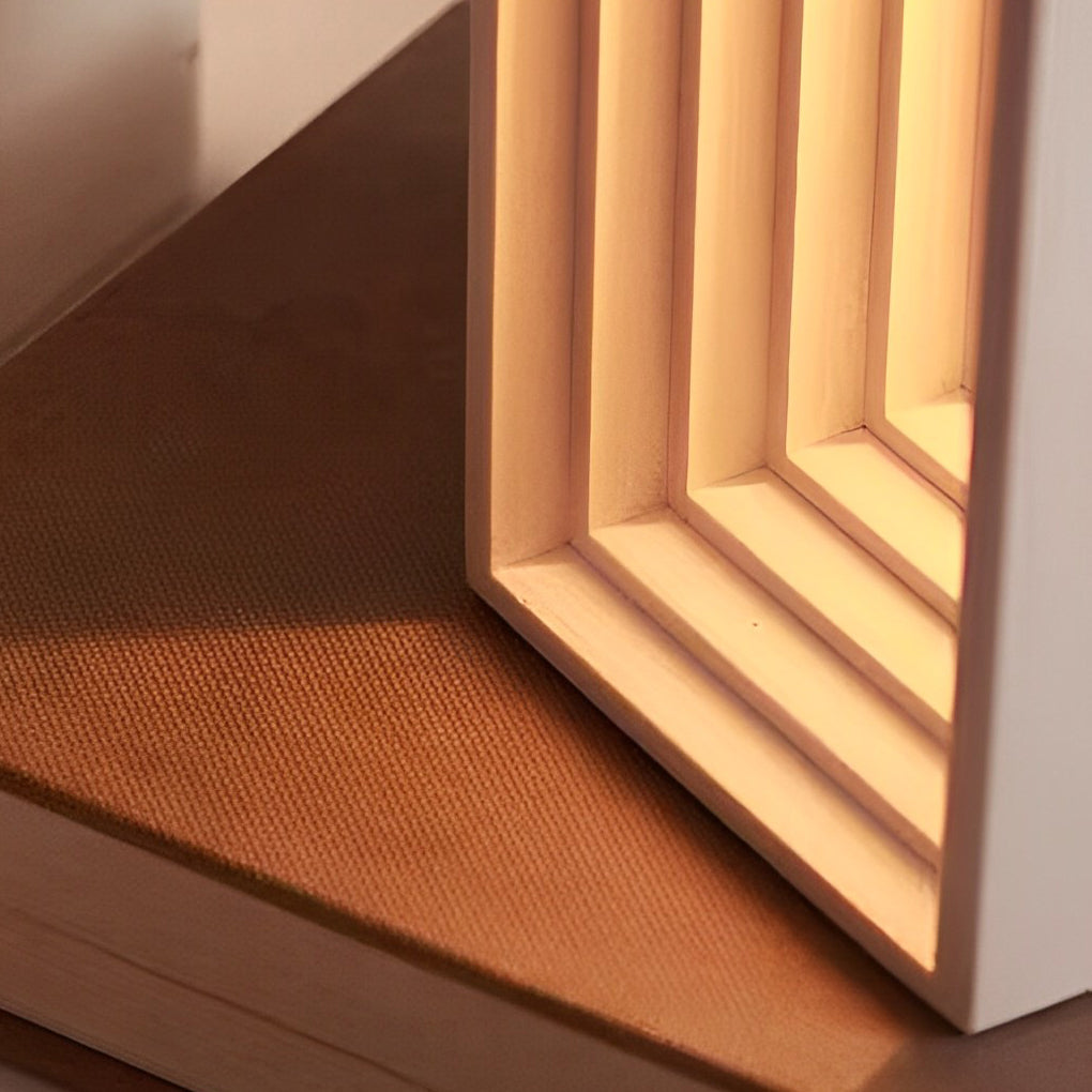 Nordic Usb Concrete Led Rectangle Table Lamp