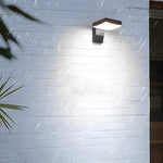 Black Motion Sensor Outdoor Wall Light Rotatable