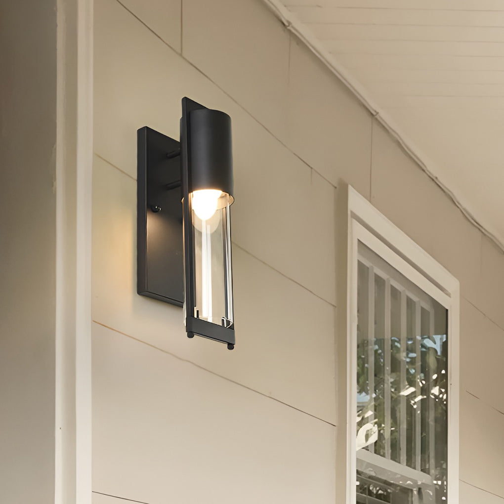 Waterproof Glass Modern Outdoor Wall Sconce